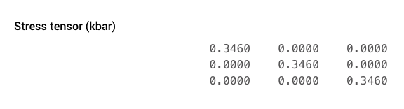 Stress Tensor Stress Tensor