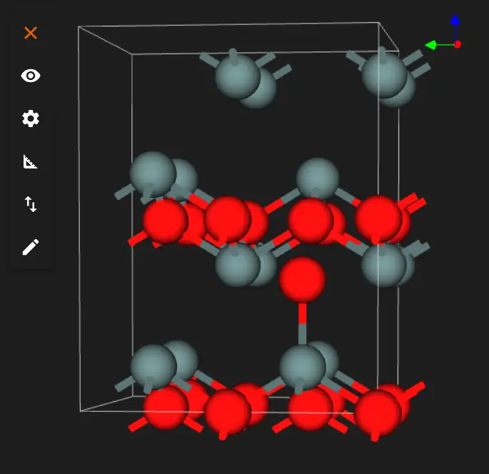 SnO with O-interstitial defect SnO with O-interstitial defect